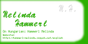 melinda hammerl business card